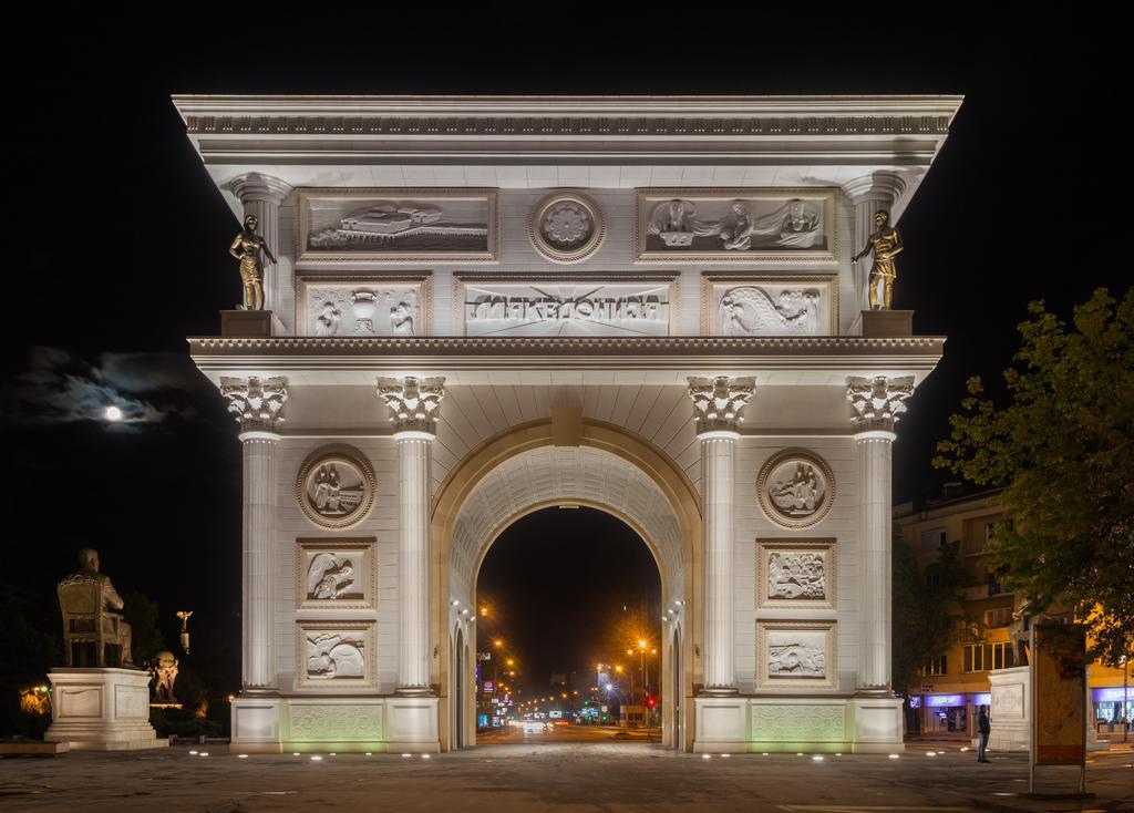 Skopje City Square View Kültér fotó